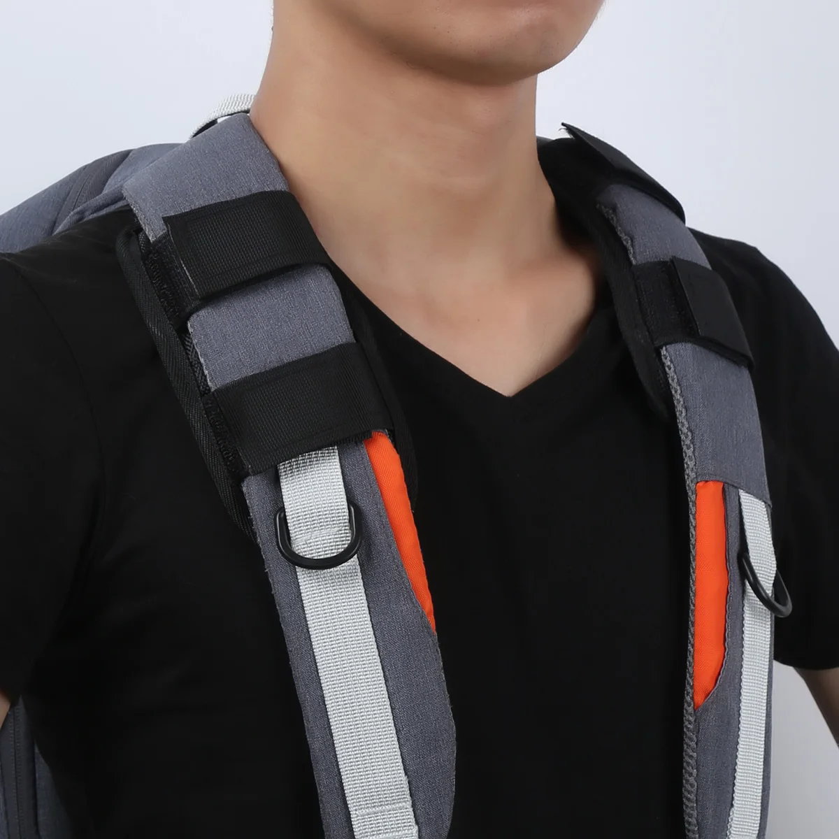 A Pair Mesh Shoulder Strap Belt Pads Fastener Cushions for Bags Backpack Satchel 