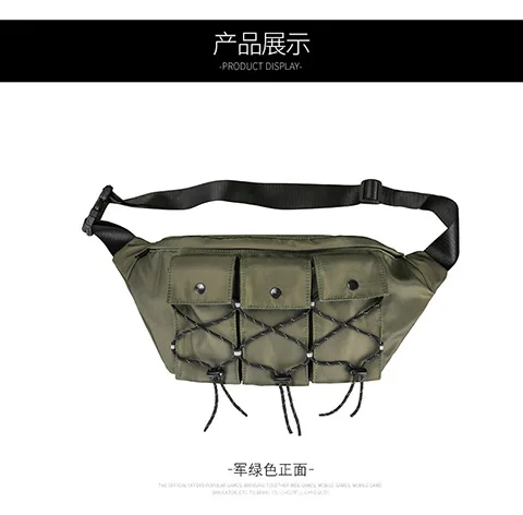 

New Style Chest Pack Multi-functional Large Capacity Waterproof Wear-Resistant Oxford Cloth Outdoor Crossbody Bag