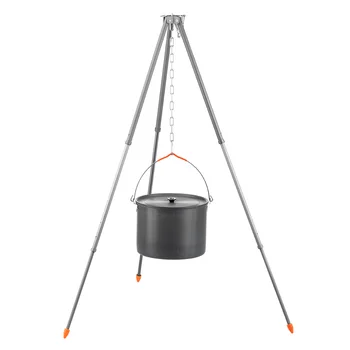 

Naturehike Outdoor Camping Pot Aluminum Alloy Hanging Pots Camping Tripod For Picnic Cookware Tableware Outdoor Camping Cookware