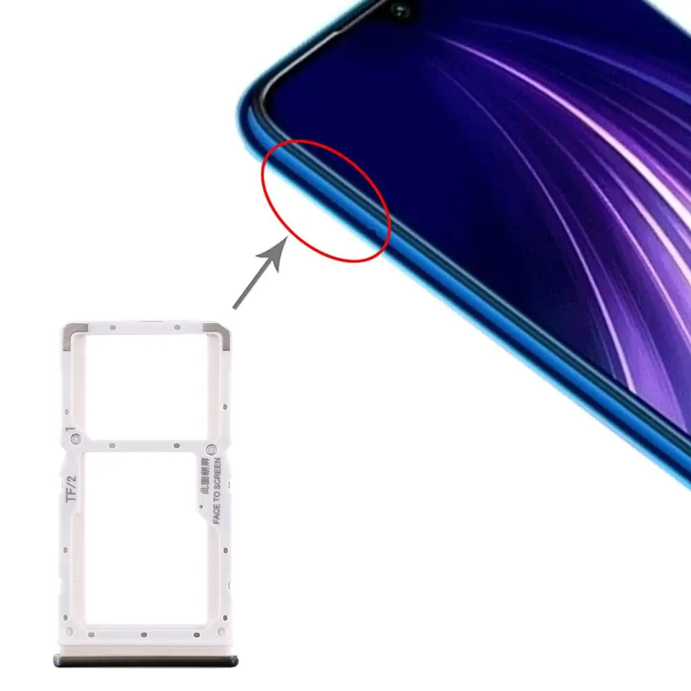 Лоток для sim-карт + лоток sim-карт/лоток карт памяти Micro SD Xiaomi Redmi Note 8 Pro | Мобильные
