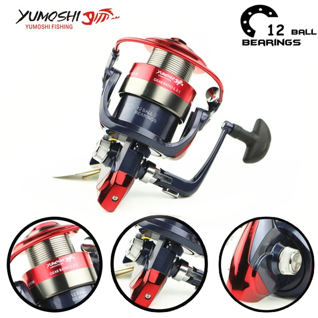 Yumoshi Am1000-7000 12bb Carp Feeder Fishing Reel Metal Spinning Carp  Fishing Reels Bait Casting Carretilha De Pesca Moulinet - Fishing Reels -  AliExpress