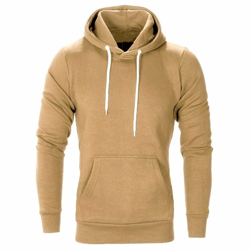 Sfit 2020 New Autumn Winter Hoodies Sweatshirt Mens Solid color Hoodies Sleeve Hoody Pullover Jumper Sweatshirts 5