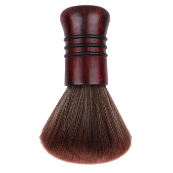 

1PC Soft Hair Makeup Brush Neck Broken Hair Brush Solid Wood Broken Hair Brush Haircutting Hair Brush Compact Makeup Brush for H