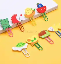 

Paper Clip Bookmark Cute Metal Paper Clip Color Paper Clip Candy Color Shaped Baby Safety Pin Cartoon Metal Bookmark