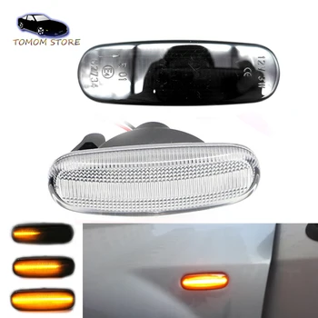 

2pcs Sequential blinker LED Side Marker turn signal light for Fiat Stilo Multi Qubo Panda Multipla Linea Idea Doblo Abarth Punto