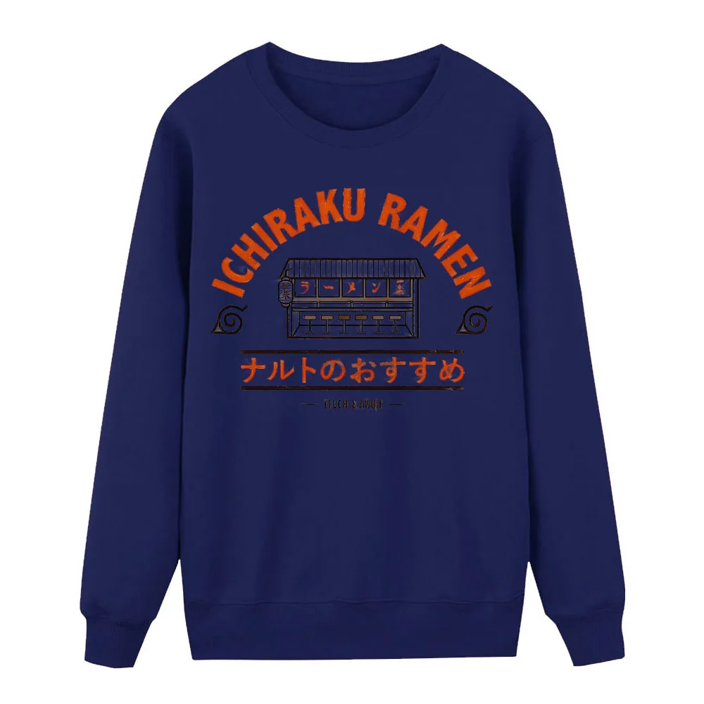 dark blue 6 Наруто Ichiraku Ramen Толстовка в стиле японского аниме для женщин модный спортивный костюм с капюшоном весна зима новые теплые флисовые Свободные толстовки - Цвет: dark blue 6