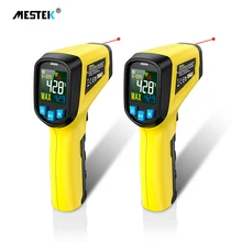Mestek 800C Non-Contact Thermometer LCD Display IR Infrared Digital C/F Selection Surface Temperature Thermometer Pyrometer