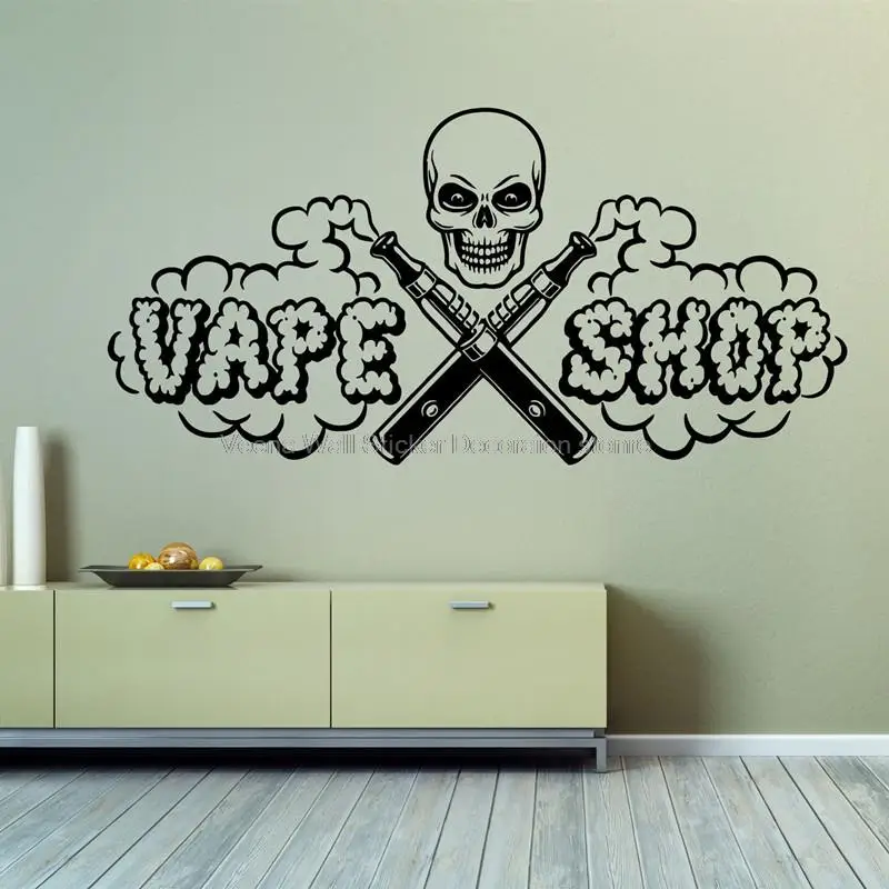 Электронная сигарета Vape товары для магазина логотип бар эмблема наклейка на
