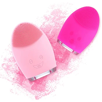 

Mini Electric Facial Cleaning Brush Face Washing Massage Machine Waterproof Silicone Face Cleanser Soft Deep Face Pore Cleanser1