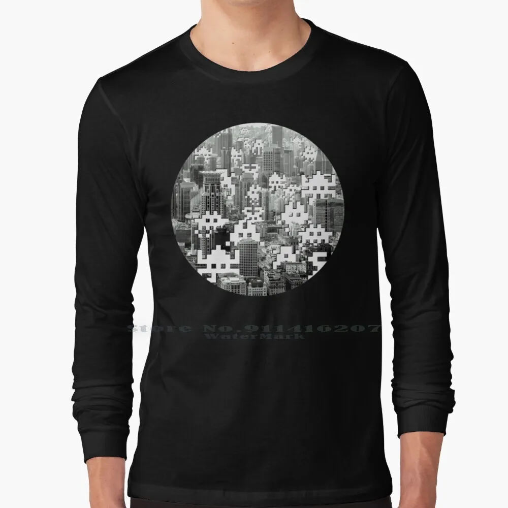 Space Invaders! T Shirt 100% Puro Cotone Space Invaders Space Invaders Videogiochi Video Game Retro 80S Classic Marcianitos