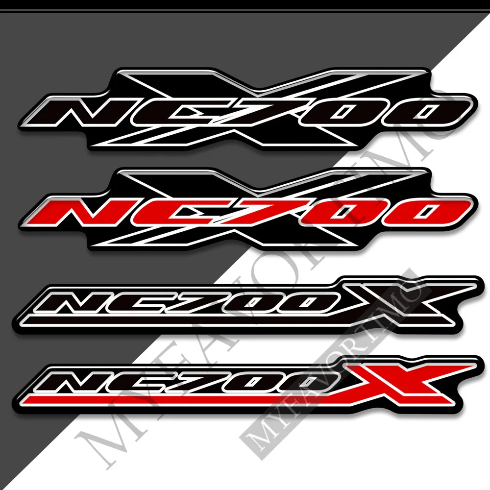 Tank Pad Fuel Oil Kit Knee Protector Fairing Emblem Badge Logo Helmet Stickers Motorcycle Decals For Honda NC700 NC700X