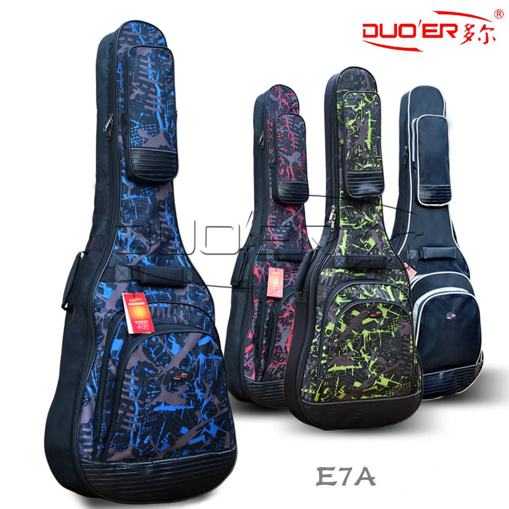 

Duoer Guitar Case 41 Inch 42 Inch Guitar Bag Waterproof Sponge EPE Backpack Factory Customize Wholesale Guitar Bags