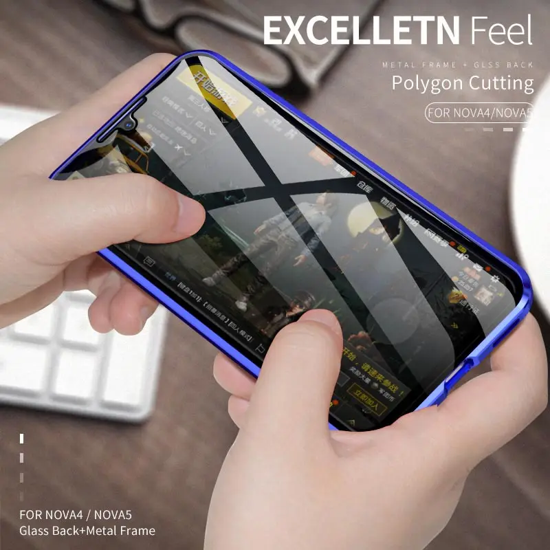 Металлический магнитный чехол для huawei P30 Pro mate 20 pro mate 30 Pro двусторонний чехол из закаленного стекла на магните чехол для P30 чехол