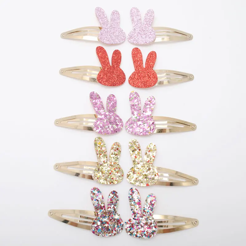 Mix Hairclips 10 шт./лот, маленький размер, заколки для девочек, блестящее сердце, подарок на день рождения, аксессуары для маленьких девочек, детский зажим для волос для детей - Цвет: Mix Hairclips