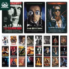 Металлическая Оловянная табличка-плакат из фильма, винтажная металлическая настенная тарелка для бара, паба, клуба, Настенный декор, Ретро Декор для дома, металлическая живопись