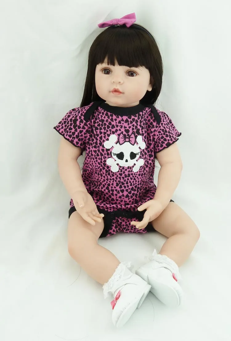 58cm Rebirth Baby Doll Children Sleeping Companion Lifelike And Soft Touch