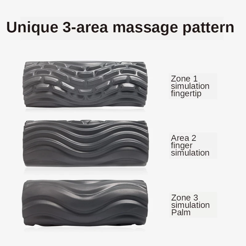Foam Shaft Electric Foam Roller Yoga Home Gym Vibration Massage 4 Speeds Column Muscle Relax Deep Tissue USB Rechargeable 2