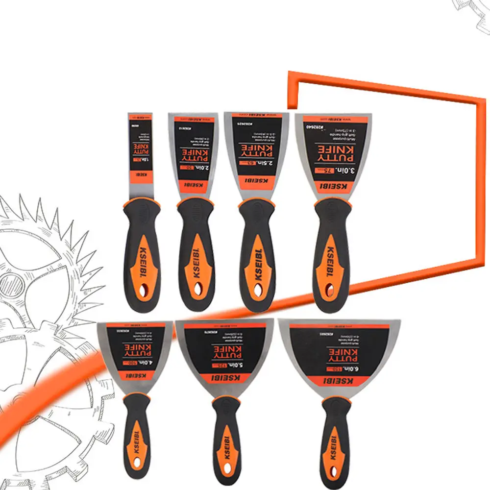 Нож для шпатлевки резиновая ручка скребок обоев нож резьбы керамики