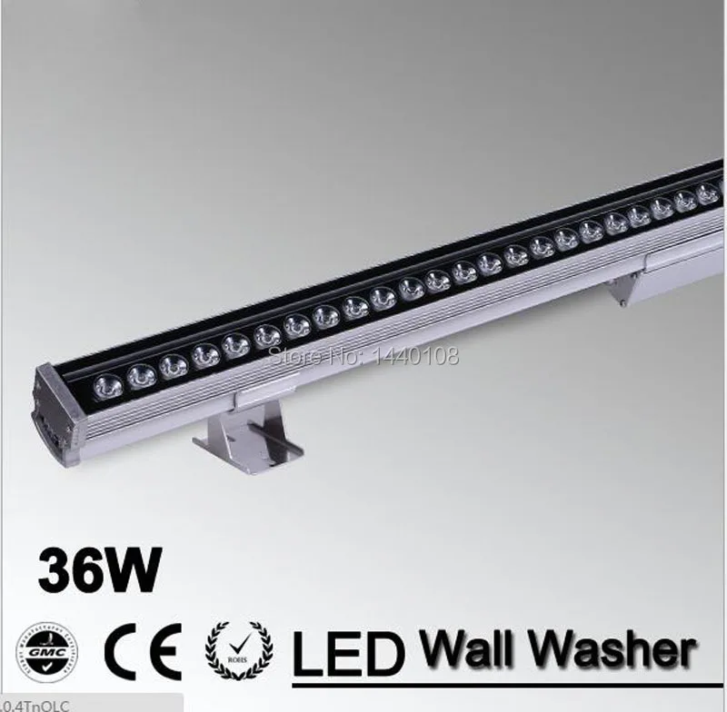10pcs/lot 36w LED wall washer light lamp LED flood light spot lamp project 36W led AC85-265V RGB and single color
