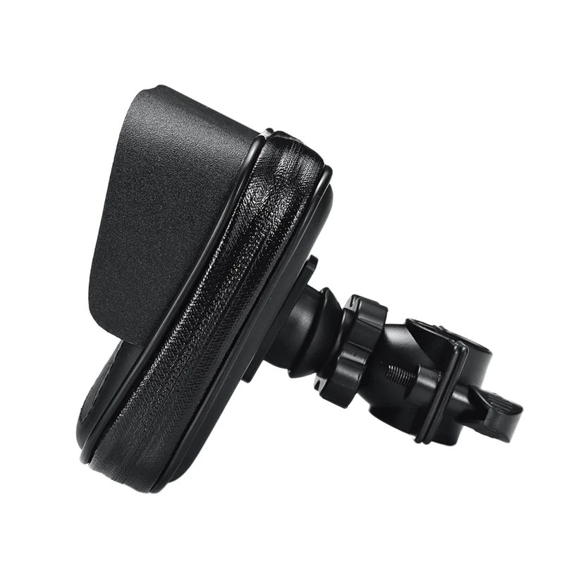 6.3 inch Scooter Motorcycle Handlebar Rear View Frame Bicycle Bicycle Mobile Phone Holder Waterproof Bracket Bag for Samsung Iph