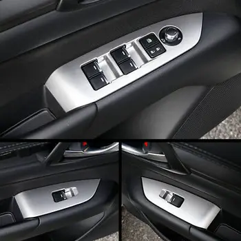 

ABS Matte Interior Door Cover Armrest Trim 4pcs For Mazda CX-3 2015 - 2018