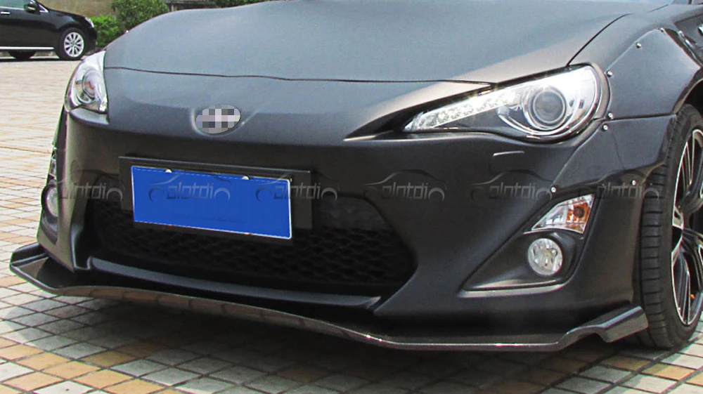 Передняя губа для FT86 GT86 Scion FRS BRZ Rocket Bunny стиль Тюнинг автомобиля реальный бампер из углеродного волокна спойлер