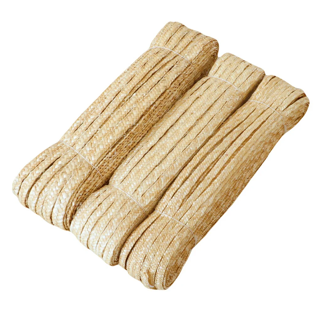 50M Natural Wheat Straw Material Rattan Home DIY Handmade Weaving Crafts Decoration Knit And Repair Chair Table Basket Tool