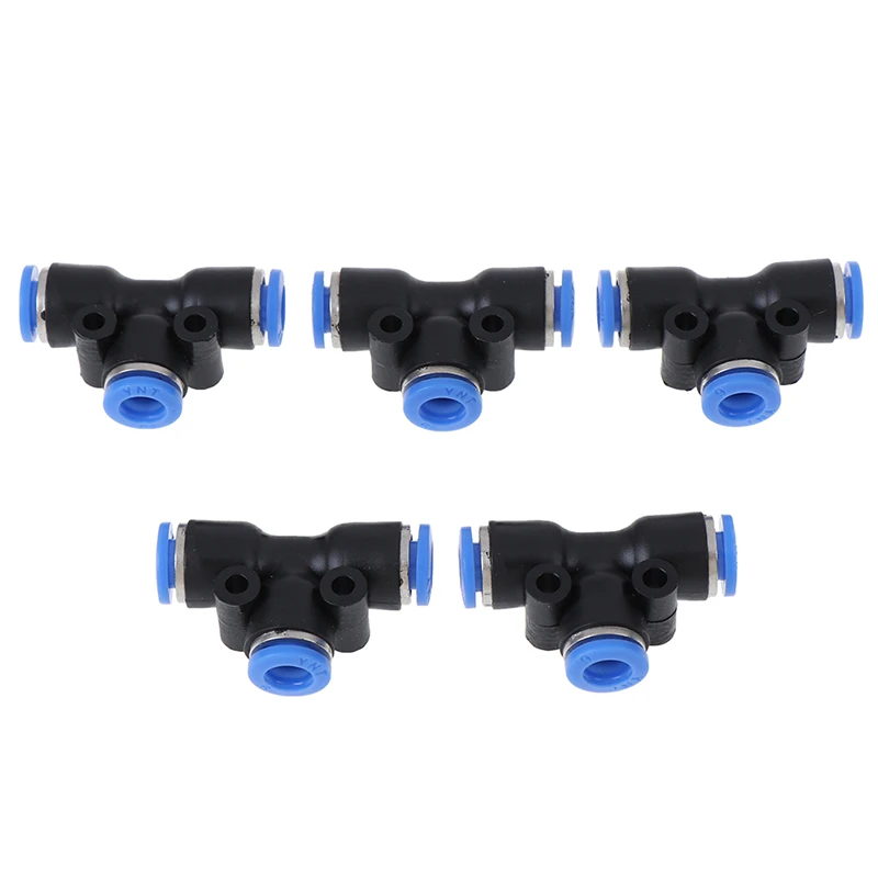 

5pcs Garden Three Way Slip lock Quick Connectors Plastic Butt Joints Mist Cooling Reptile Fogger Accessories Pneumatic Tool