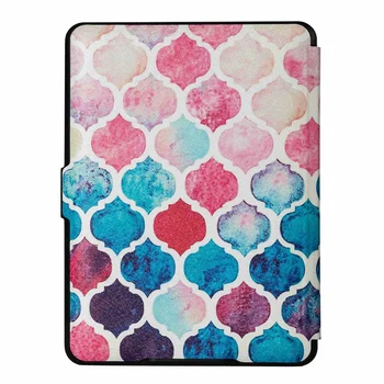 

EBook Smart Case for Amazon Kindle Paperwhite 1 2 3 PU Leather Print Flip Cover Fit All Kindle Paperwhite Generations Prior to 2