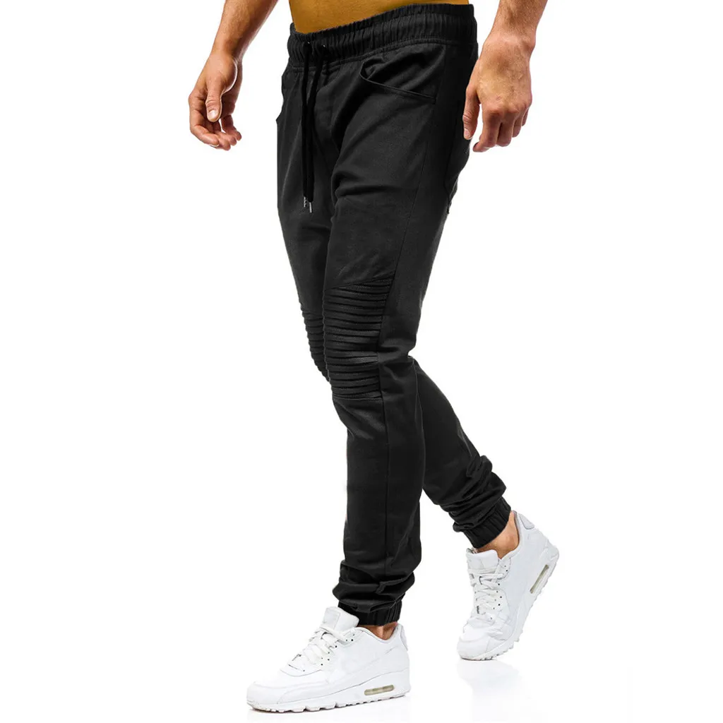 Men's Casual Outdoors Print pants pantalon homme Cargo Pants Men Leggings Multi-pocket Work Trouser Cargo Long Pants