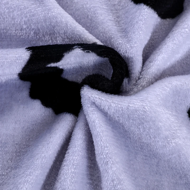 LREA 180x200cm polar fleece fabric small blanket winter home decor blanket for bed warm grey blanket