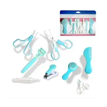 8 комплектов для ежедневного ухода за ребенком, специальный набор детских расчесок, кусачки для ногтей, безопасные ножницы для ногтей, пинцеты для ушей и носа, пинцеты для чистки