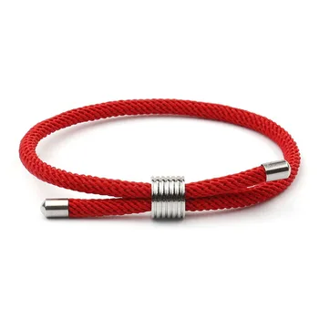 Trendy Red Thread Bracelet For Men Women Adjustable Lucky Braslet For Lovers Minimalist Umbrella Rope Braclet Pulseira Bileklik