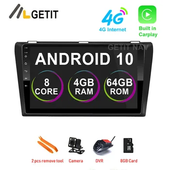 

Android 9.1/10 Car Radio GPS Multimedia Player Navigation Player Free Map for Mazda 3 2004-2009