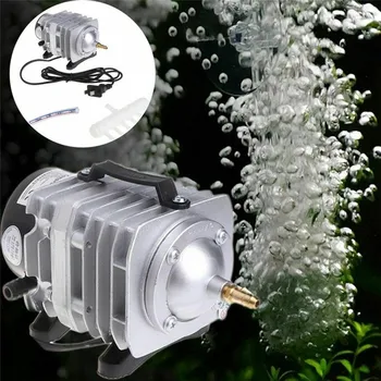 

Electromagnetic Air Compressor Pump Oxygen Aquarium Fish Pond Compressor Hydroponic Air Aerator Pump Fish Tank Accessories