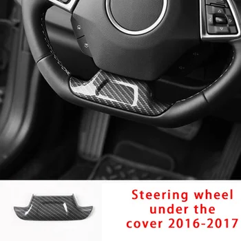 

For Camaro Bumblebee 16-17 carbon fiber Steering wheel under the cover molding trim