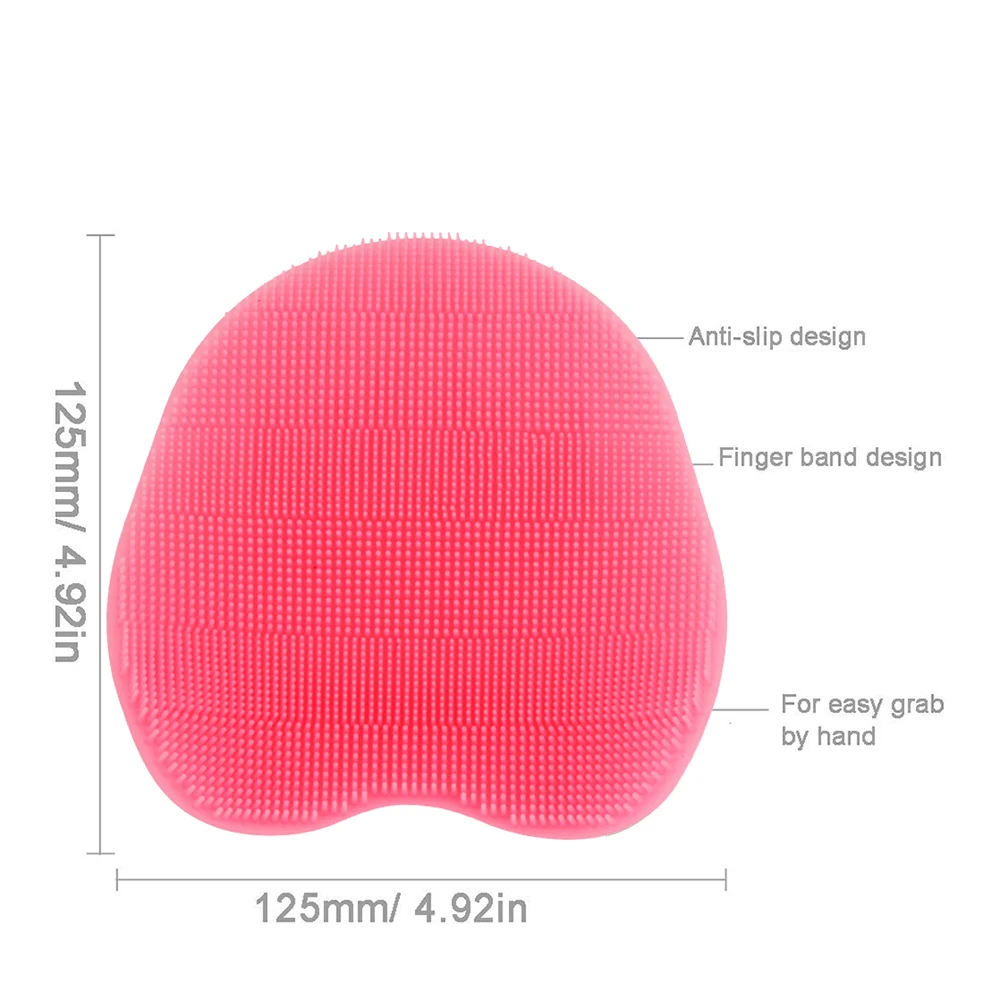 1Pcs Soft Silicone Massage Scrub Gloves For Peeling Body Bath Brush Exfoliating Glove Footbrush for the Bath Body Brush New