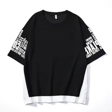 Short-sleeved T-shirt for Male Students with Loose T-shirt