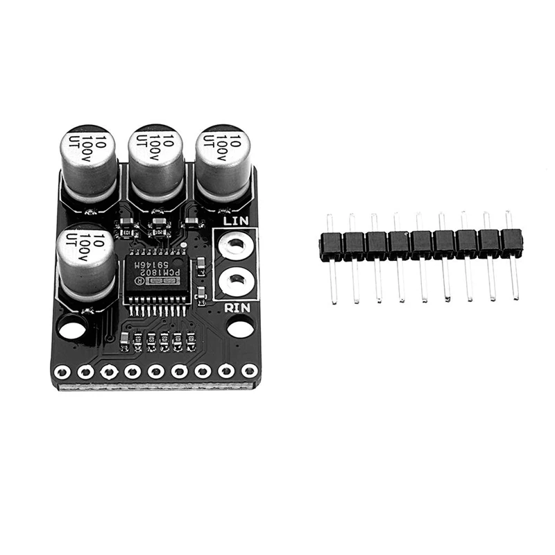 24Bit Pcm1802 аудио стерео A/D конвертер АЦП декодер плата усилителя