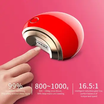 

1PC Electric Nail Clippers Toe Nail Cutting Machine Trimmer with Light Safe Nail Care Scissors Manicure Tools for Adults Kids