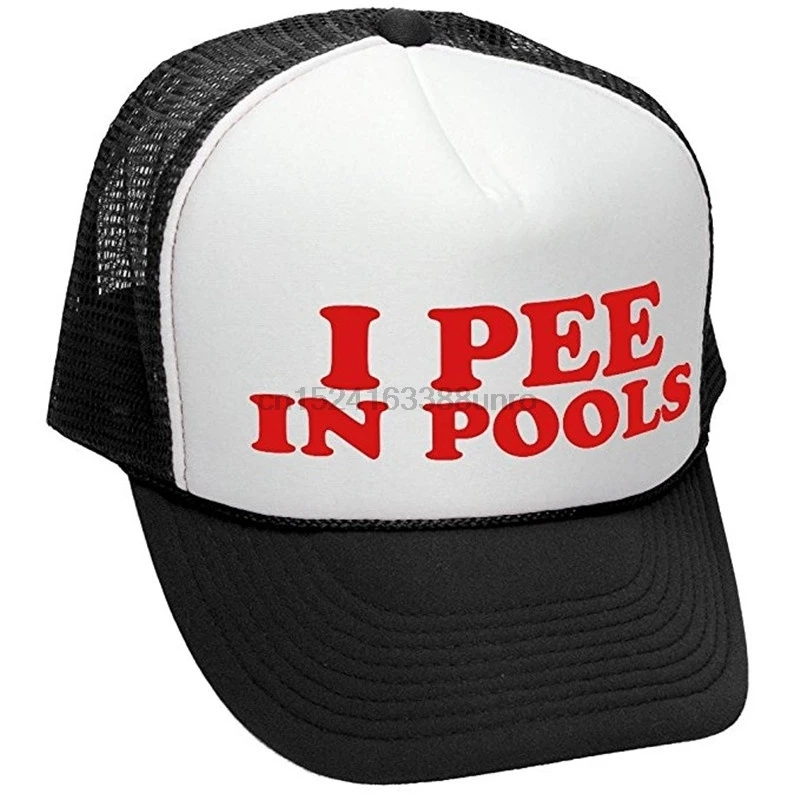 I PEE IN POOLS смешной смей смешной подарок Шутка-взрослая Кепка Дальнобойщика шляпа танцевальная Кепка Шутка Подарок бейсболка хип-хоп