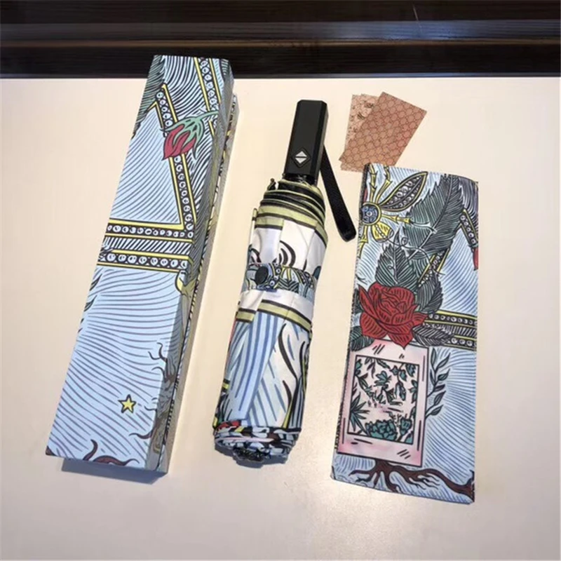 Dorleta, дизайн, модный Зонт от дождя, женский, 3 складной, роскошный, УФ-зонтик для подарка