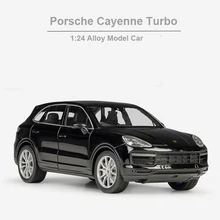 

1:24 Porsche Cayenne Turbo Alloy SUV Car Model Diecasts Metal Toy Car Model Vehicles Simulation Metal Model Boys Christmas Gift