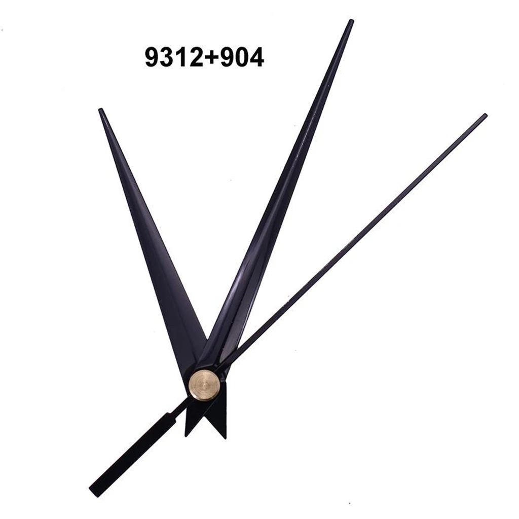 Metal Black Clock Hands Movement Mechanism for Wall Clock House DIY Room Home Decorations Mini