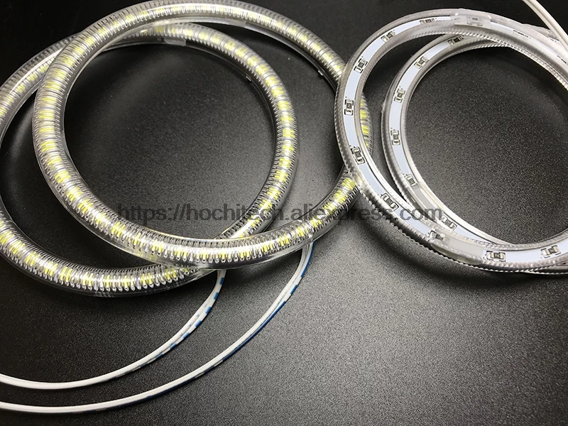 HochiTech для Volkswagen Touareg 2007 2008 2009 2010 автомобильный Стайлинг ультра яркий 6000K белый, поверхностного монтажа, светодиодный angel eyes Halo Кольца