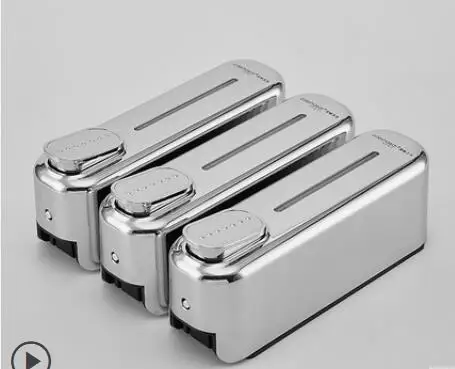Vidric модные 350/700/1050 мл Ёмкость ABS дозатор для жидкого мыла настенный дозатор для мыла продукты гостиницы аксессуары - Цвет: three chrome