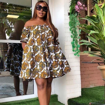 Alternative view of Obus Ankara Off-Shoulder Mini Gown
