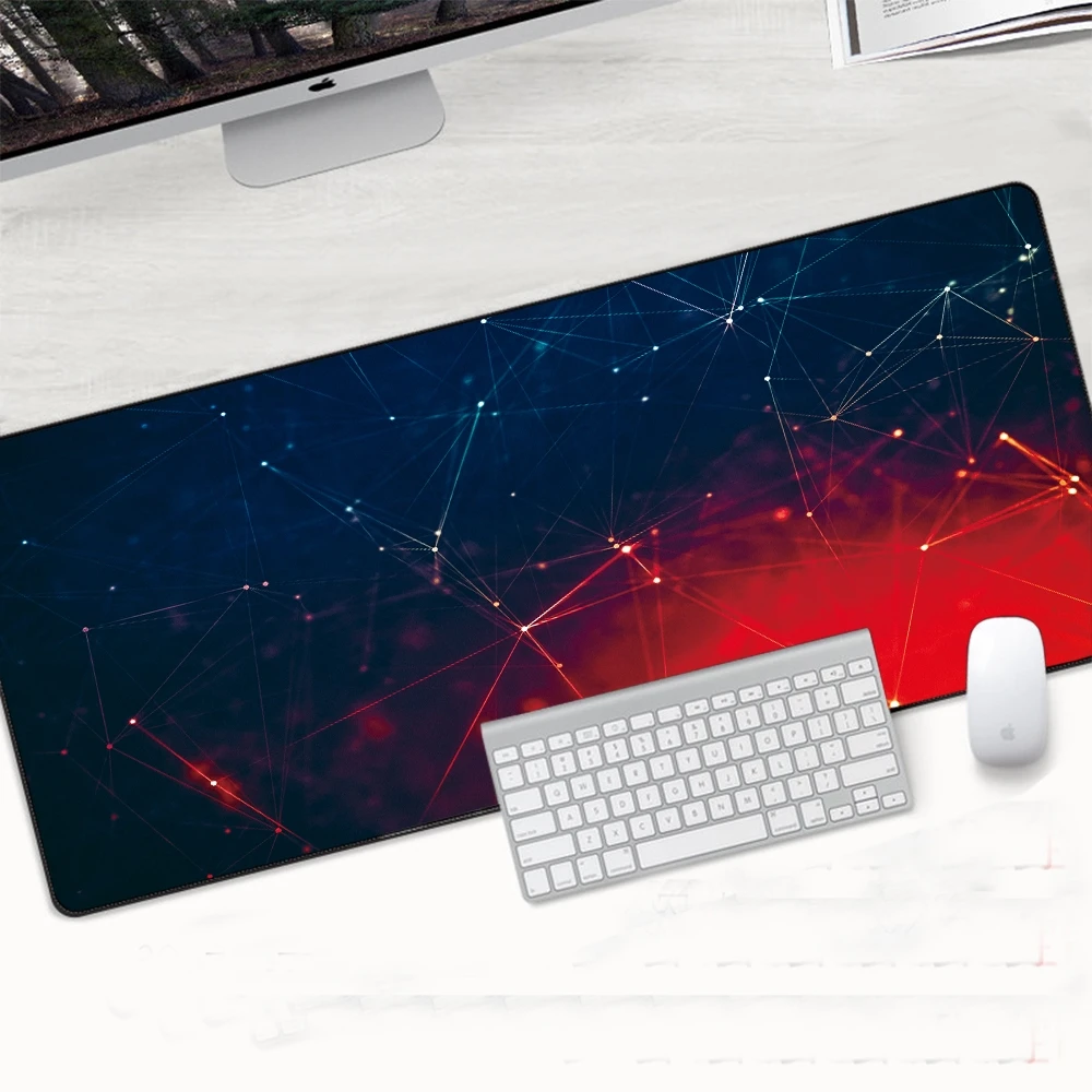 Большой игровой коврик для мыши XL геймерский компьютерный резиновый с