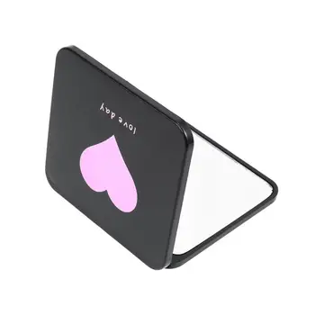 

ETEREAUTY Square Makeup Mirror Double-folded Mirror Portable Travel Mirror Gift For Girl (Random Pattern)