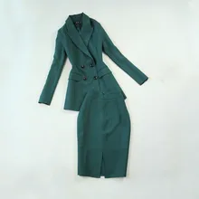 #Special Offers Business professional ladies pants suit large size high quality New autumn solid color slim long blazer Women's suit two-piece #Special Offers Business professional ladies pants suit large size high quality New autumn solid color slim long blazer Women's suit two-piece